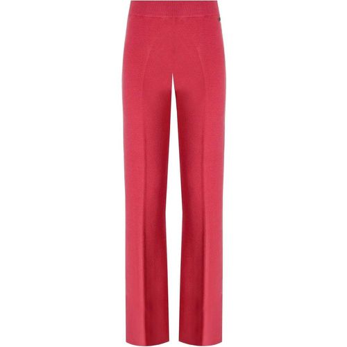 TWINSET HOLLY BERRY WIDE LEG STRICK-HOSE - Größe L - rosa - Twin-Set - Modalova