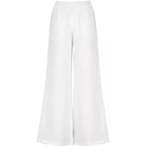Linen Trousers - Größe 40 - white - Fabiana Filippi - Modalova