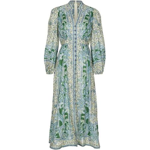 OTTIE PLUNGE MIDI DRESS - Größe 2 - grün - Zimmermann - Modalova