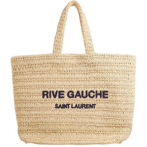 Shopper - Rive Gauche In Raffia - Gr. unisize - in - für Damen - Saint Laurent - Modalova