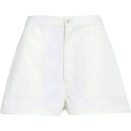 Logo-Embroidered High-Waist Shorts - Größe 36 - white - Marni - Modalova