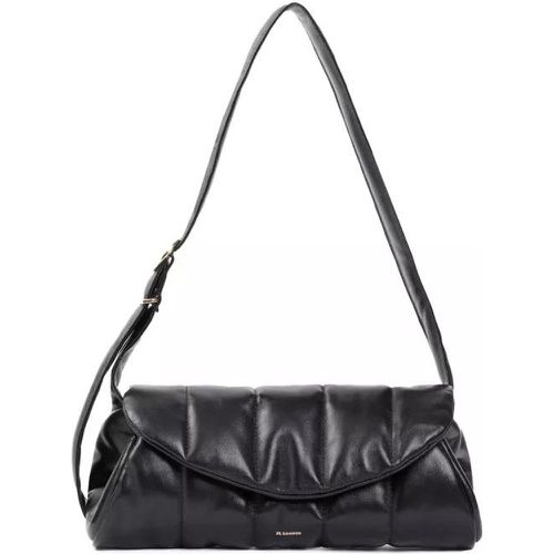 Shopper - Cannolo Black Nappa Leather Shoulder Bag - Gr. unisize - in - für Damen - Jil Sander - Modalova