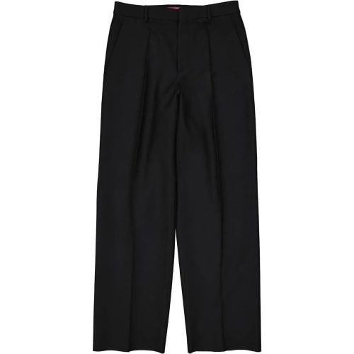 Wool And Silk Trousers - Größe 42 - Valentino - Modalova