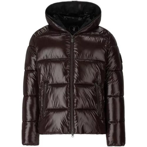 Edgard Brown Hooded Padded Jacket - Größe XL - brown - Save the Duck - Modalova