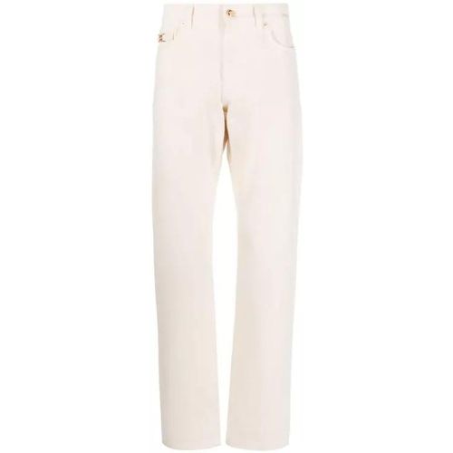 White Regular Fit Denim Pants - Größe 31 - multi - Versace - Modalova