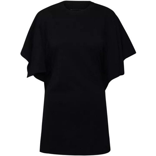 Black Cotton T-Shirt - Größe XS - black - MM6 Maison Margiela - Modalova