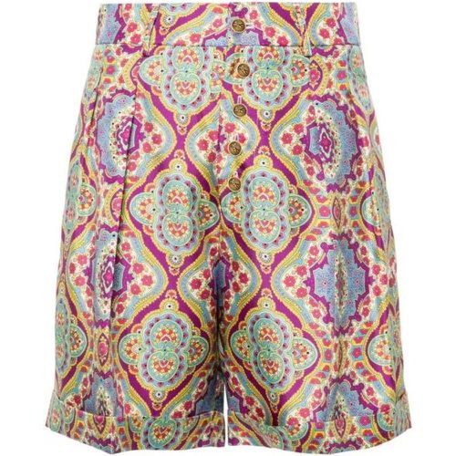 Multicolor Paisley Print Shorts - Größe 40 - multi - ETRO - Modalova