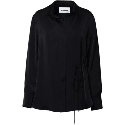Black Viscose Shirt - Größe 34 - black - Jil Sander - Modalova