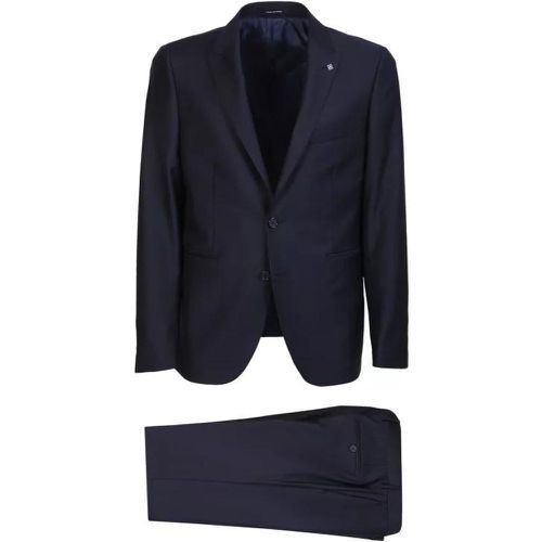 Virgin Wool Suit - Größe 52 - blue - Tagliatore - Modalova