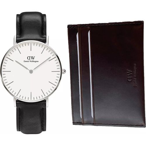 Uhren - DW COMBO Watch Sheffield 36mm + leather car - Gr. unisize - in Silber - für Damen - Daniel Wellington - Modalova