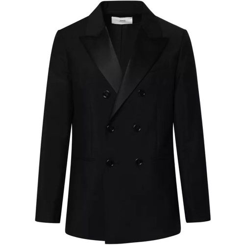 Black Mohair Wool Blend Blazer - Größe 42 - black - AMI Paris - Modalova