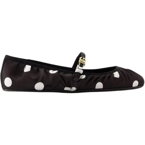 Ballerinas - Cotton - Black/White - Gr. 36 (EU) - in - Dolce&Gabbana - Modalova