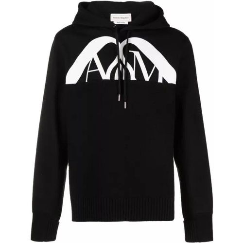 Seal Black Hoodie - Größe M - black - alexander mcqueen - Modalova