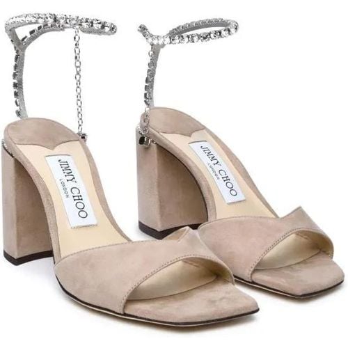 Sandalen & Sandaletten - Suede Sandals Nude - Gr. 36,5 (EU) - in - für Damen - Jimmy Choo - Modalova