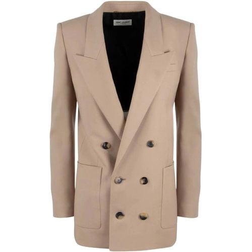 Double-Breasted Blazer - Größe 36 - Saint Laurent - Modalova