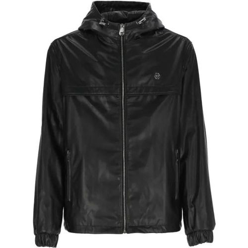 Logoed Jacket - Größe L - schwarz - Philipp Plein - Modalova