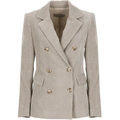 Beige Corduroy Blazer - Größe 44 - beige - D. Exterior - Modalova