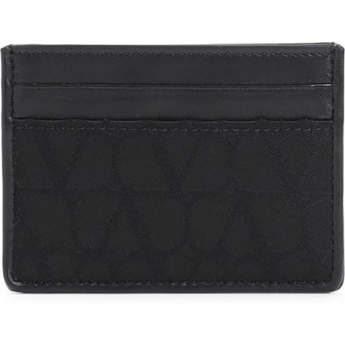 Portemonnaies - Only Card Black Leather Billfold Wallet - Gr. unisize - in - für Damen - Valentino - Modalova