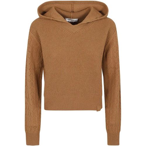 Hooded Pointelle Jumper - Größe XS - Victoria Beckham - Modalova