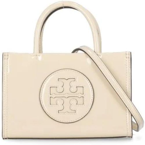 Totes & Shopper - Natural Ella Bio Patent Mini Tote - Gr. unisize - in - für Damen - TORY BURCH - Modalova