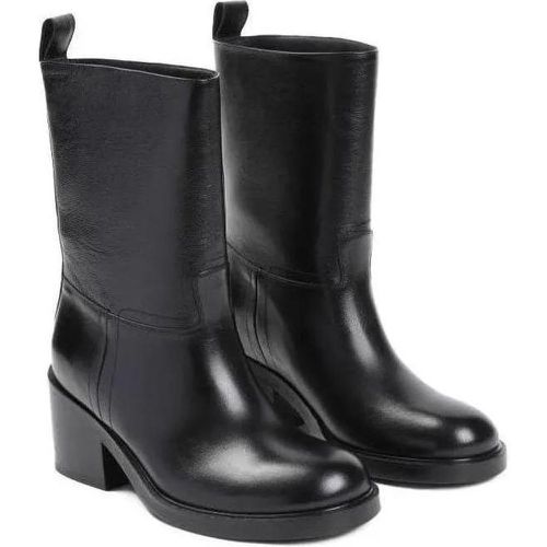 Boots & Stiefeletten - Black Calf Leather Bootie - Gr. 39 (EU) - in - für Damen - Bally - Modalova