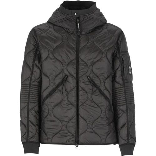 Padded And Quilted Jacket - Größe M - schwarz - CP Company - Modalova