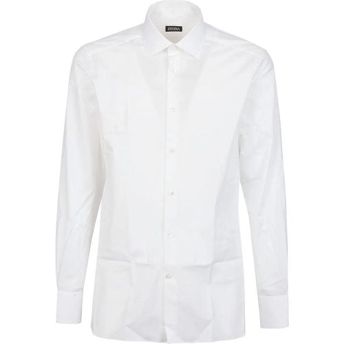 Lux Tailoring Long Sleeve Shirt White - Größe 44 - Zegna - Modalova