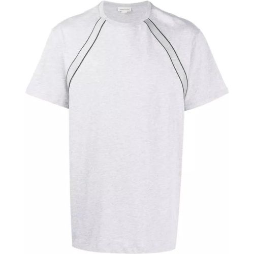 T-Shirt Logo Tape Harness Gray - Größe XL - gray - alexander mcqueen - Modalova
