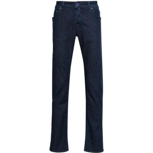 Classic Dark Blue Denim Jeans - Größe 32 - blau - Jacob Cohen - Modalova