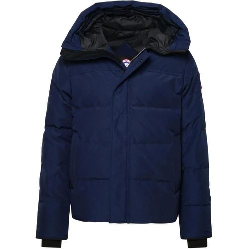 Macmillan' Blue Cotton Blend Parka - Größe L - Canada Goose - Modalova