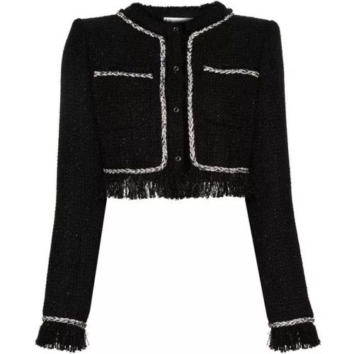 Bouclé Jacket With Rhinestone Woven Detail - Größe 40 - Giuseppe Di Morabito - Modalova