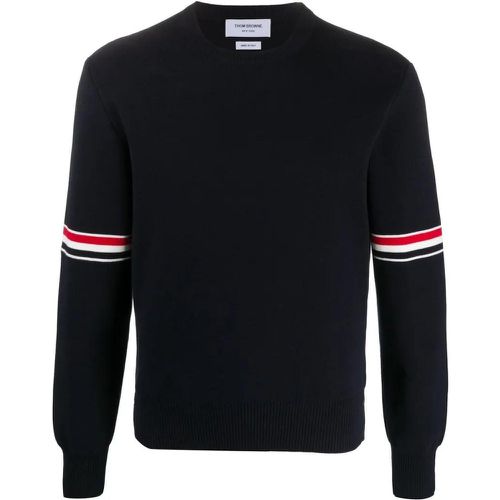 Cotton Sweater With Logo - Größe 3 - Thom Browne - Modalova