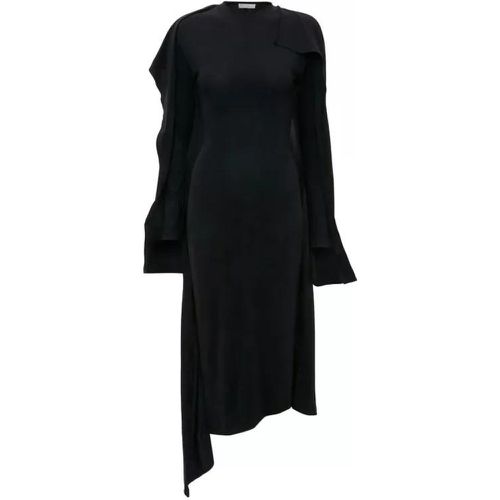 Layered Black Midi Dress - Größe 10 - black - J.W.Anderson - Modalova