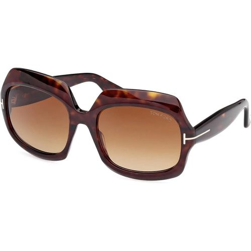 Sonnenbrille - REN - Gr. unisize - in Braun - für Damen - Tom Ford - Modalova