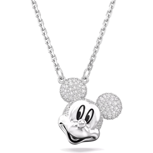 Charms - Disney Mickey Mouse pendant, Rhodium plated - Gr. unisize - in Weiß - für Damen - Swarovski - Modalova