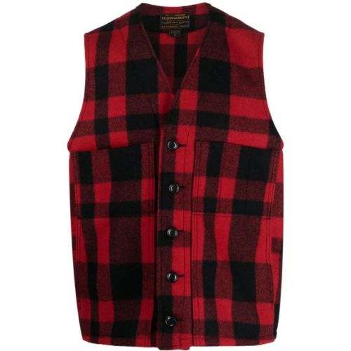 Coats Red Black Plaid - Größe L - Filson - Modalova