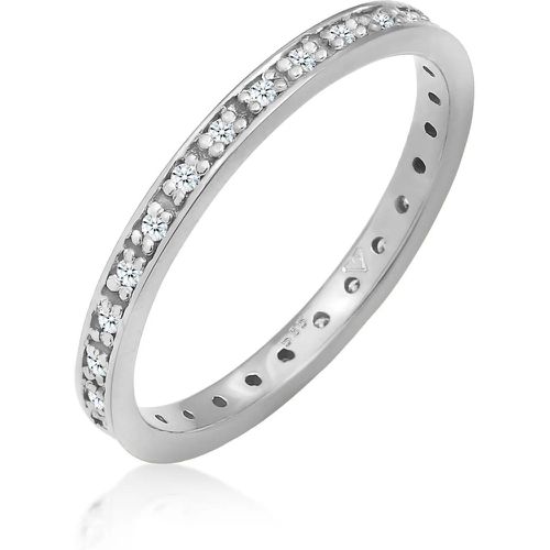 Ringe - Ring Aufsteckring Diamant 0.14 ct. 585 Weißgold - Gr. 54 MM - in Weiß - für Damen - Elli - Modalova