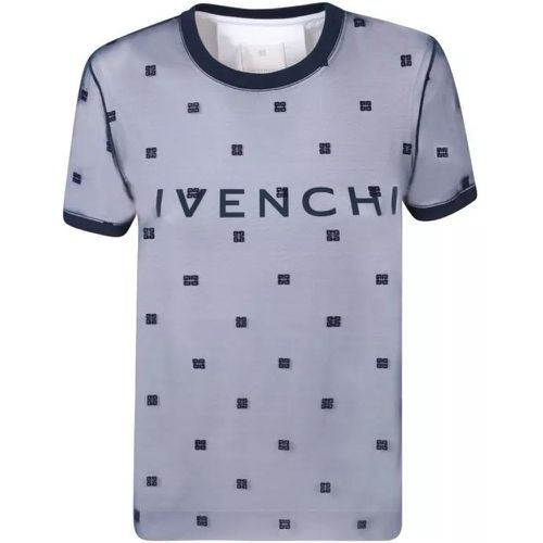 Overlay-Effect Fitted Black T-Shirt - Größe S - black - Givenchy - Modalova