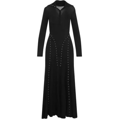 Ribbed Multi Snap Bias Cut Dress - Größe M - Simone Rocha - Modalova