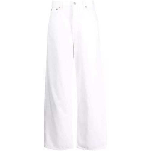 Organic-Cotton Wide-Leg Denim Trousers - Größe 29 - white - Agolde - Modalova