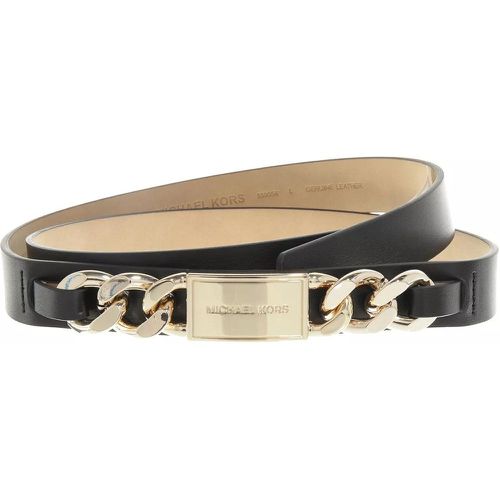 Gürtel - Non-Reversible Waist Belt With Chain Detail - Gr. M - in - für Damen - Michael Kors - Modalova