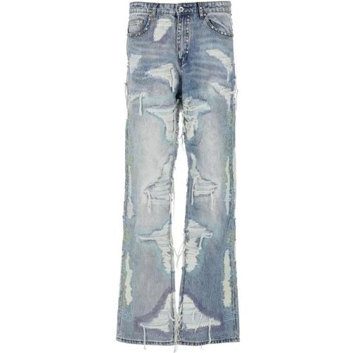 Blue Cotton Five Pocket Jeans - Größe 26 - Who Decides War - Modalova