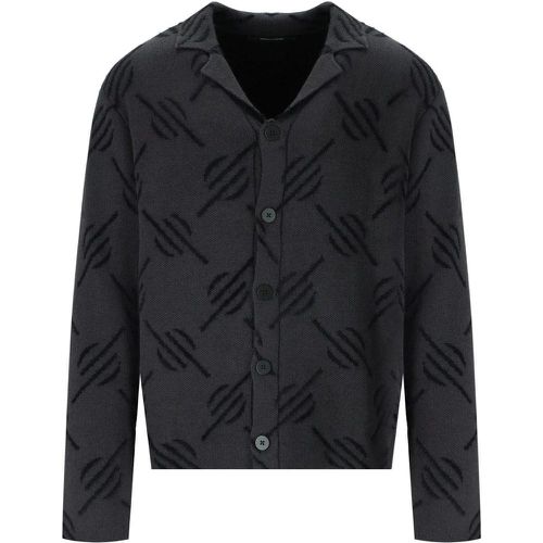 KIRABO MONOGRAM DUNKELGRAUES CARDIGAN - Größe L - Daily Paper - Modalova