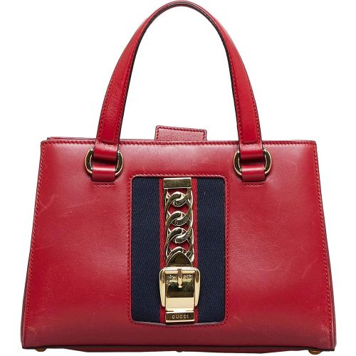 Totes & Shopper - Sylvie Web Top Handle Satchel - Gr. unisize - in - für Damen - Gucci - Modalova