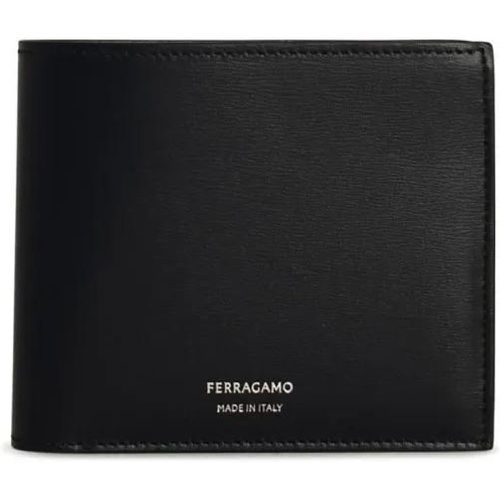 Portemonnaies - Florence' Black Leather Wallet - Gr. unisize - in - für Damen - Salvatore Ferragamo - Modalova