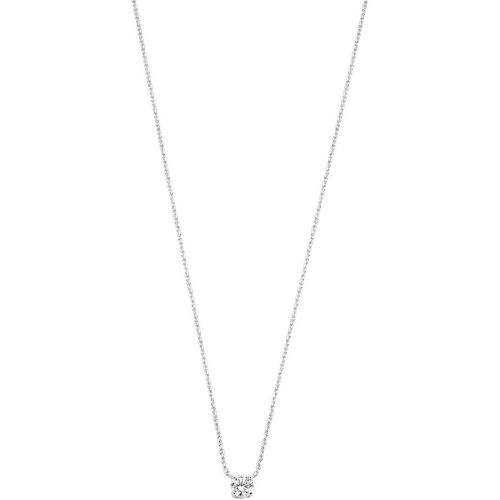Halskette - Saint Germain Hã©Lione 14 Karat Necklace With Zirc - Gr. unisize - in Silber - für Damen - Isabel Bernard - Modalova