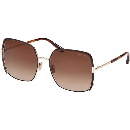 Sonnenbrille - Raphaela - Gr. unisize - in Braun - für Damen - Tom Ford - Modalova