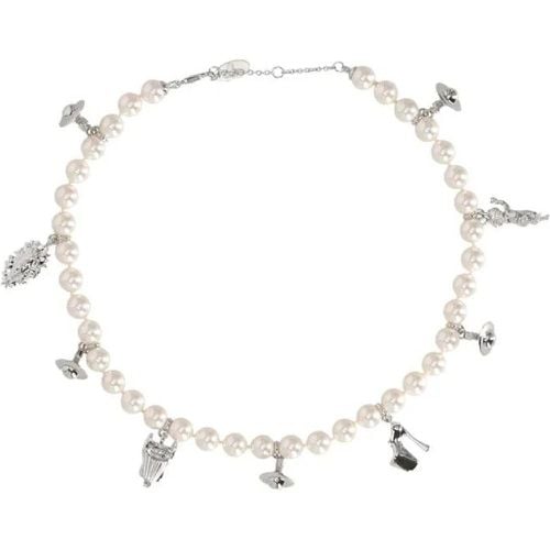 Halskette - Anglo Pearl Necklace - Gr. unisize - in Mehrfarbig - für Damen - Vivienne Westwood - Modalova