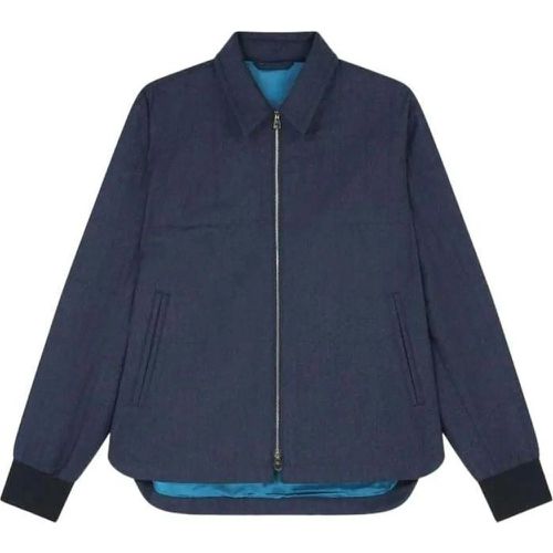 Veste zipp�e matelass�e flanelle bleu M1R 136Z - Größe XL - Paul Smith - Modalova