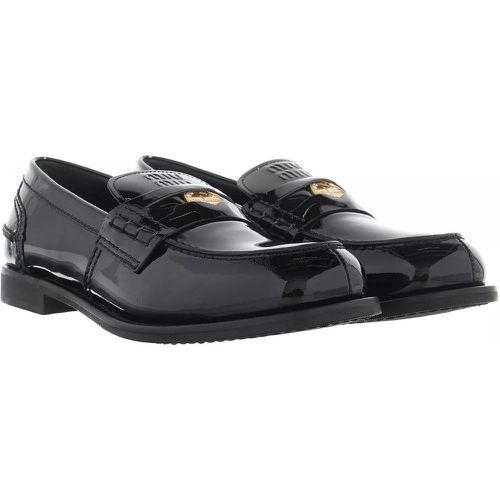 Loafer - Patent Leather Penny Loafers - Gr. 36 (EU) - in - für Damen - Miu Miu - Modalova